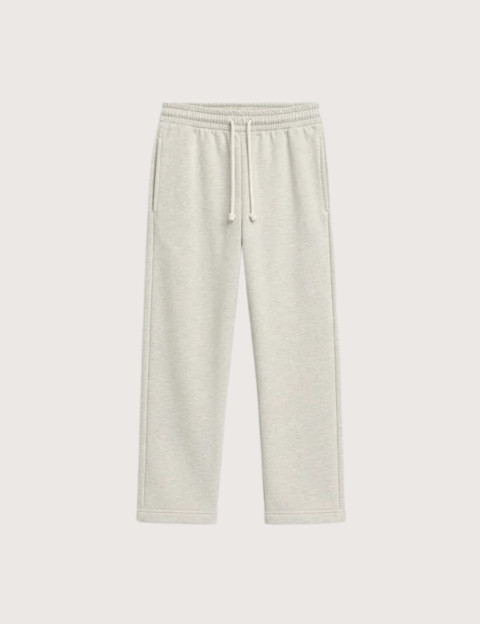 Pantalon de Jogging Coupe Droite Unisex Iconic Strai Gris